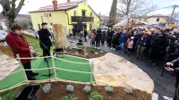 V Marezigah odprli oljčno fontano, prvo na svetu (FOTO)