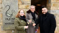 V Marezigah odprli oljčno fontano, prvo na svetu (FOTO)
