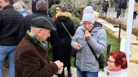 V Marezigah odprli oljčno fontano, prvo na svetu (FOTO)