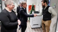 Golob, Arčon in Jev&scaron;ek obiskala tudi Mrežni podjetni&scaron;ki inkubator Perspektiva (FOTOGALERIJA)