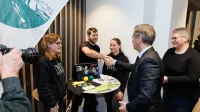Golob, Arčon in Jev&scaron;ek obiskala tudi Mrežni podjetni&scaron;ki inkubator Perspektiva (FOTOGALERIJA)
