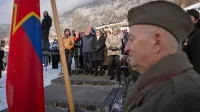 Golob v Dražgo&scaron;ah: "Dana&scaron;nja politična delitev naroda ni zgodovinsko dejstvo"
