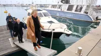 (FOTO) Ministra podpisala dogovor o prenosu plovila Rab 830 patrol