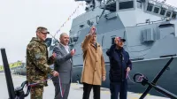 Danes v Ankaranu predstavili prenovljeno večnamensko bojno ladjo Triglav 11