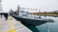 Danes v Ankaranu predstavili prenovljeno večnamensko bojno ladjo Triglav 11