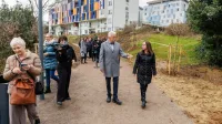 Odprli prenovljeni odsek Parencane v Livadah