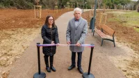 Odprli prenovljeni odsek Parencane v Livadah