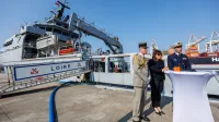 Francoska mornarica se v Kopru razkazuje z ladjo Loire (FOTO)
