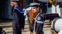 Francoska mornarica se v Kopru razkazuje z ladjo Loire (FOTO)