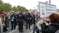 Proslavo ob dnevu suverenosti zasenčili žvižgi. Protestnico oglobili za 1750 evrov.
