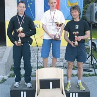 Jernej Šemrov je bil  prvič absolutni zmagovalec na PPT, levo Marko Grobelšek (Magroma), desno Robert Šmalc (Lončar)