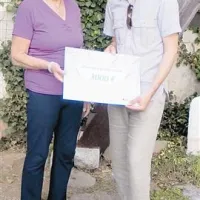 Prvo Kermaunerjeve štipendijo je prejel dr. Gašper Troha, slovesnosti se je udeležila tudi Alenka Goljevšček, vdova Tarasa Kermaunerja  