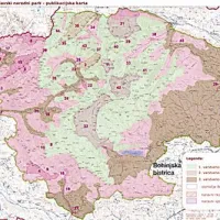 Zemljevid Triglavskega narodnega parka