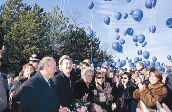 Tako so na meji z Italijo decembra 2007 proslavili vstop Slovenije v schengensko območje