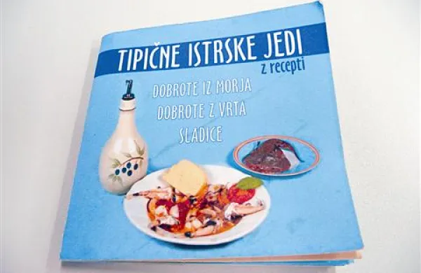Drugonagrajena knjižica z recepti, pod katero sta se podpisala avtorica Emilija Pavlič in oblikovalec Tedy Grbec