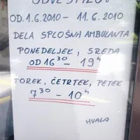 Urnik divaške ambulante