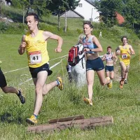 Gor in dol  na Gorah; z leve Kaja Obidič, mladinec Denis Milič (KGT Papež), Mateja Kosovelj