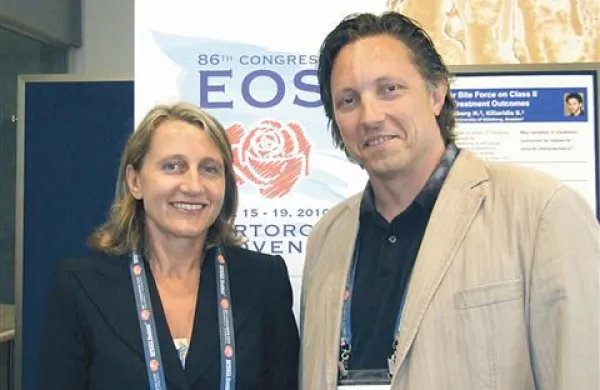 Doc. dr. Maja Ovsenik in specialist ortodont Evgenij Komljanec