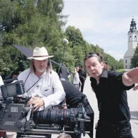 Režiser Andrej Košak in direktor fotografije Slobodan Trninić