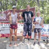 Najhitrejši, z leve: Benjamin Skok, Danijel Vinčec, Stanko Čufer