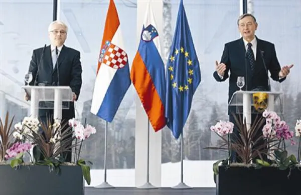Obisk hrvaškega predsednika na Brdu pri Kranju 12. marca leta 2010