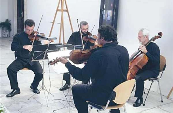 Tako je pred dvema letoma na Piranskih glasbenih večerih nastopil Godalni kvartet Tartini