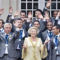Kraljica Beatrix je sprejela svetovne podprvake