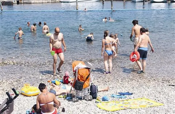 Osvežitev, segreta na 30 stopinj Celzija
