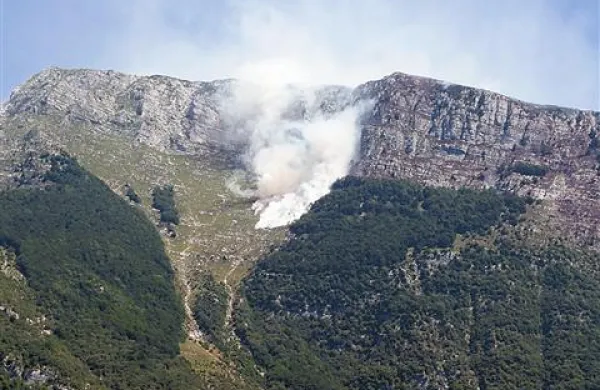 Spet so gasili požar pod Rombonom