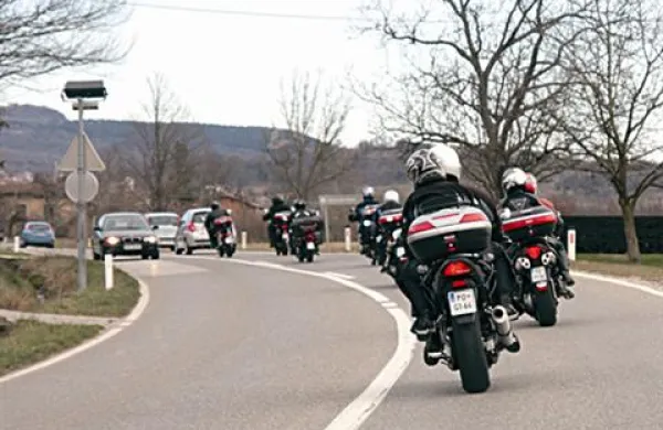 Moto točka je namenjena varni vožnji motoristov