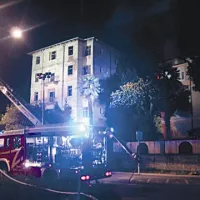 Ponoči je spet zagorelo v hotelu Virginia v Portorožu