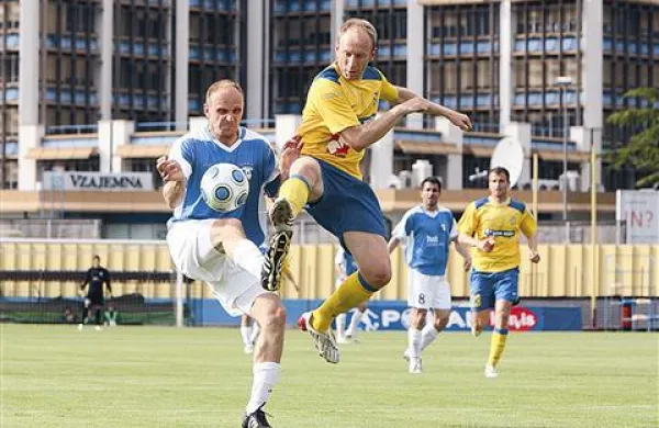 Ni jima usojeno, da bi bila soigralca - Milan Osterc (levo) in Kristjan Polovanec