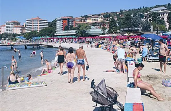 Portoroška plaža se bo spremenila v koncertno prizorišče