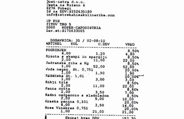 Izbrano kosilo na osnovi morskih dobrot