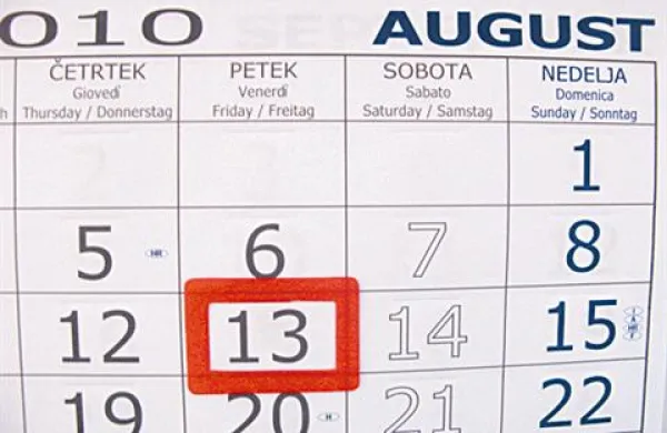 Za Maje je &scaron;tevilka 13 srečna