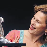 Jasna Duričić, dobitnica leoparda za najboljšo žensko vlogo