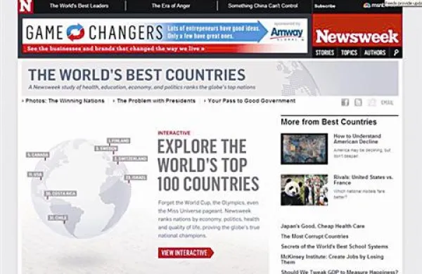 Avtorji raziskave Newsweeka so si postavili naslednje vprašanje: Katera država bi vam zagotovila najboljše možnosti za zdravo, varno, finančno relativno udobno življenje in možnosti za vertikalno mobilnost, če bi se rodili danes?