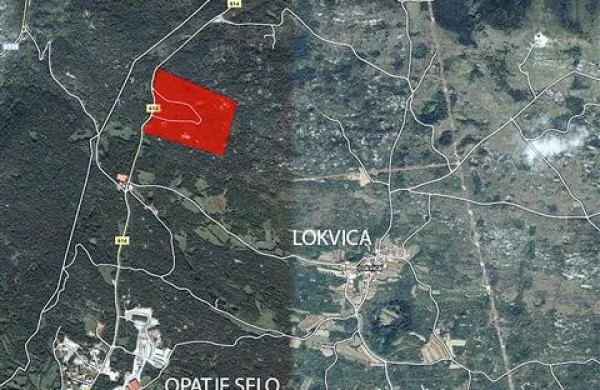 Pri Lokvici naj bi nastalo turistično območje za Kraško vas (obarvano rdeče), a še ni jasno, ali  bodo zemljišča zazidljiva. Župan zagotavlja, da zemljišč ne bodo prodali prepoceni.  