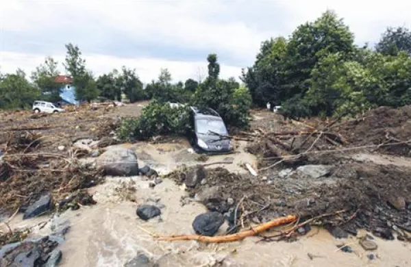 Poplave in plazovi v Turčiji