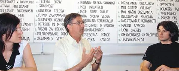Dr. Ščuka na delavnicah za mlade in za učitelje govori o petih kategorijah; občutku varnosti, ozaveščenosti, pripadnosti, smiselnosti in učinkovitosti.  