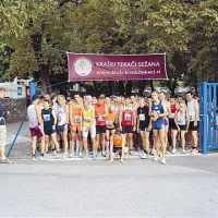 Sekunde pred startom - in dežjem
