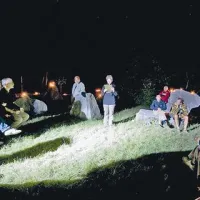 Jamarsko društvo Sežana je v okviru tabora Kamenmjavček pripravilo večer jamske poezije