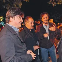  Zabava po slovesnosti: Branko Šturbej, Marko Sosič in Primož Bebler 