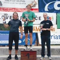 Najhitrejši, z leve: Anže Šenk, Bojan Ambrožič, Danijel Vinčec