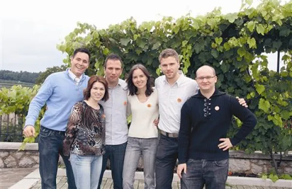 Pretresi so (z leve) Andrej Klančar, Andreja Husu, Vasja Ivančič, Mojca Vojska Godnič, Luka Godnič in Jan Hanzel