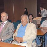 Zdravnik v šempetrski bolnišnici Dimitrij Klančič (levo) in varuh pacientovih pravic na Goriškem Marjan Petrič