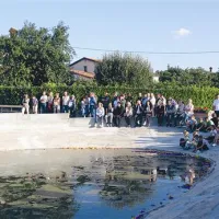 V Štorjah pa obnovljenega kala sredi vasi