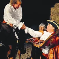 Zdenko Belička in Ivan Jakovčić, ki je za en dan postal “njegovo veličanstvo” 