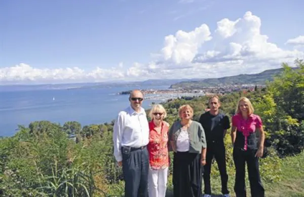 Obisk je vključeval tudi ogled izolskega podeželja