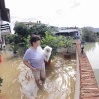 V zaselku Britof v Bukovici so ostali brez elektrike 